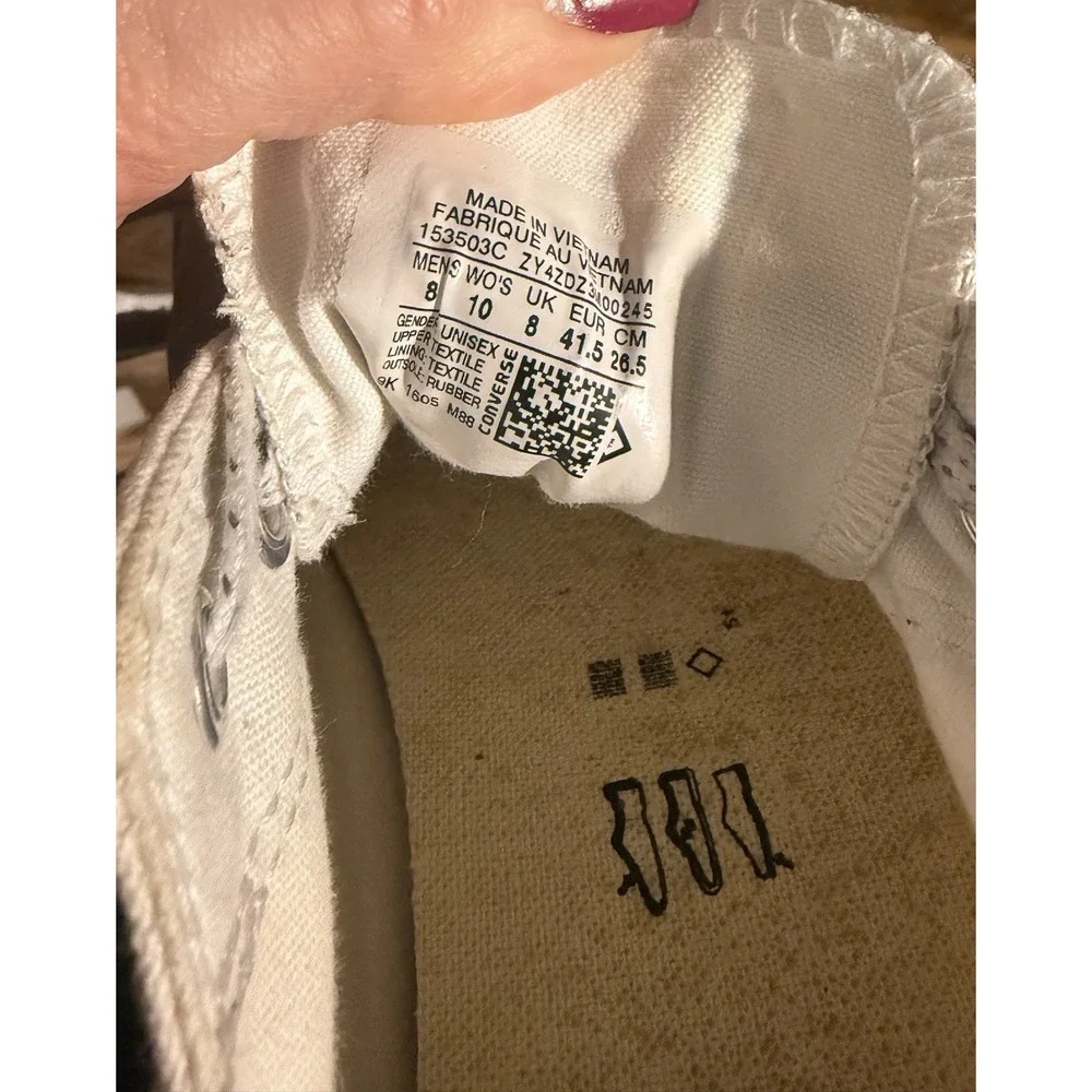 Converse Chuck Taylor Counter Climate 153503C  White/Lava/Black Low Tops. Sz 8‎ - Picture 12 of 12